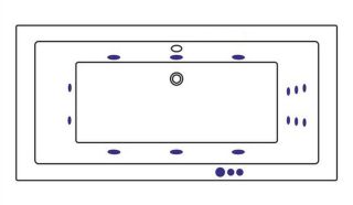 Гидромассажная ванна Whitecross Savia Duo 0103.170080.100.SMART.BR 170x80см Smart бронза